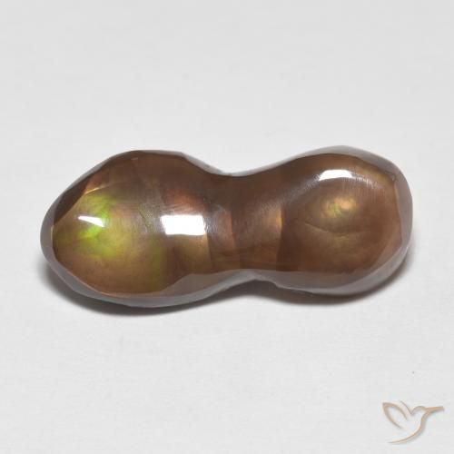 6.62ct Naturale Multicolore Agata di fuoco, Taglio a fantasia, Opaco