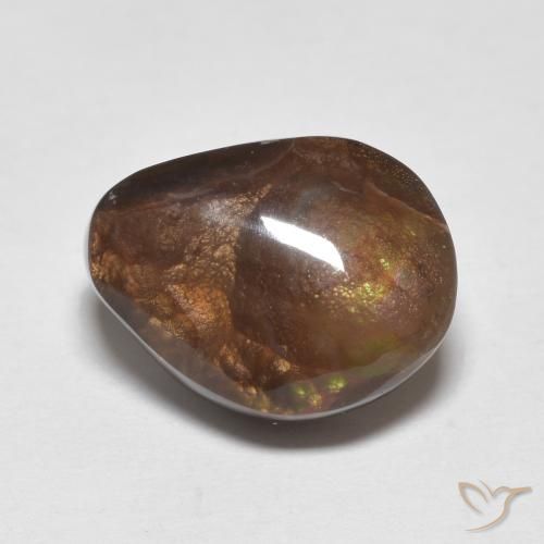 Agata di fuoco Multicolore naturale da 5.19 ct, Taglio a fantasia, Opaco