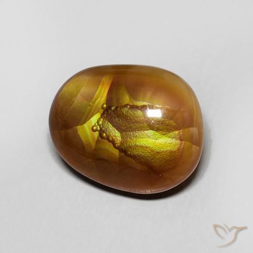 Agata di fuoco Multicolore naturale da 3.41 ct, Taglio a fantasia, Opaco