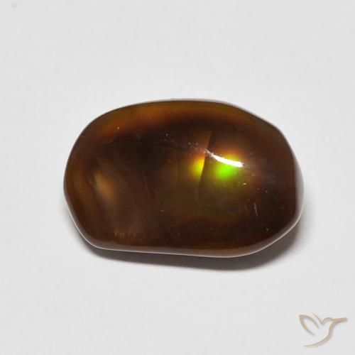 4.87ct Naturale Multicolore Agata di fuoco, Taglio a fantasia, Traslucido