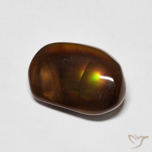 Agata di fuoco Multicolore naturale da 4.87 ct, Taglio a fantasia, Traslucido