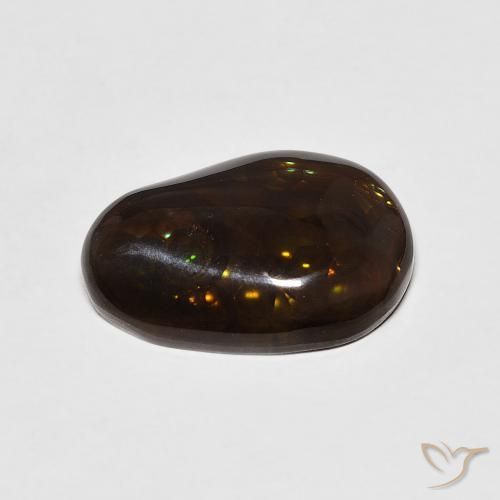 Agata di fuoco Multicolore naturale da 4.81 ct, Taglio a fantasia, Opaco