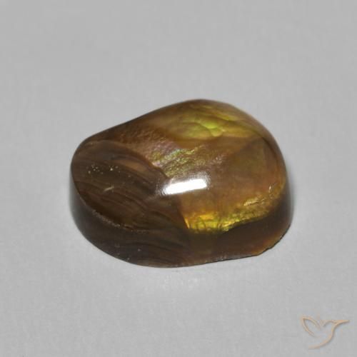 Agata di fuoco Multicolore naturale da 3.74 ct, Taglio a fantasia, Opaco