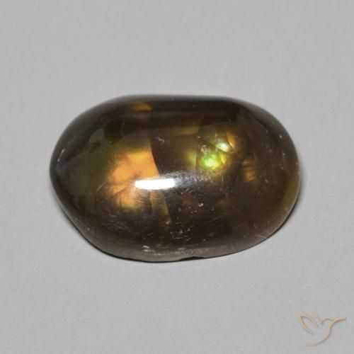 Agata di fuoco Multicolore naturale da 4.84 ct, Taglio a fantasia, Opaco