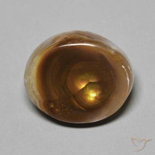 7.20ct Naturale Multicolore Agata di fuoco, Taglio a fantasia, Opaco