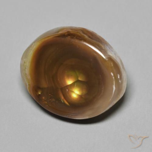 Agata di fuoco Multicolore naturale da 7.20 ct, Taglio a fantasia, Opaco