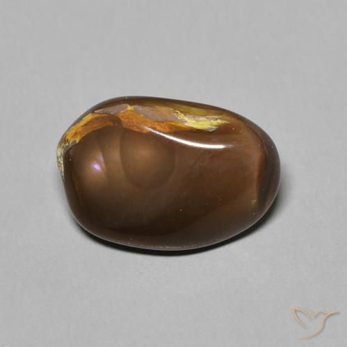 2.69ct Naturale Multicolore Agata di fuoco, Taglio a fantasia, Opaco