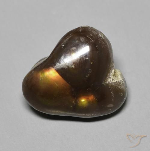 6.71ct Naturale Multicolore Agata di fuoco, Taglio a fantasia, Opaco