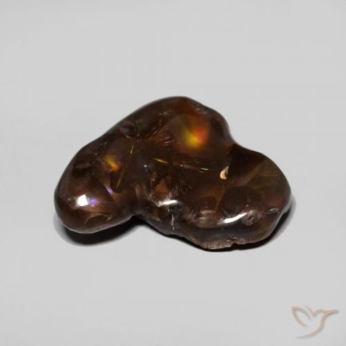 Agata di fuoco Multicolore naturale da 5.35 ct, Taglio a fantasia, Opaco