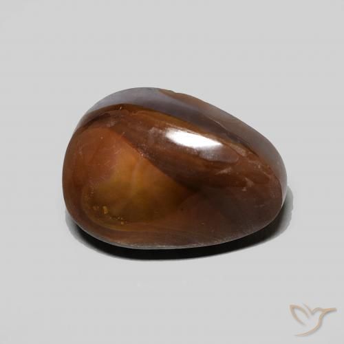 4.40ct Naturale Multicolore Agata di fuoco, Taglio a fantasia, Opaco