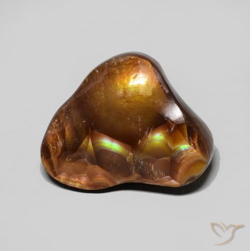 4.62ct Naturale Multicolore Agata di fuoco, Taglio a fantasia, Opaco