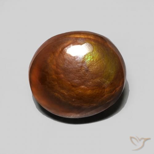 5.06ct Naturale Multicolore Agata di fuoco, Ovale, Opaco