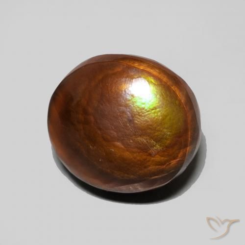 Agata di fuoco Multicolore naturale da 5.06 ct, Ovale, Opaco