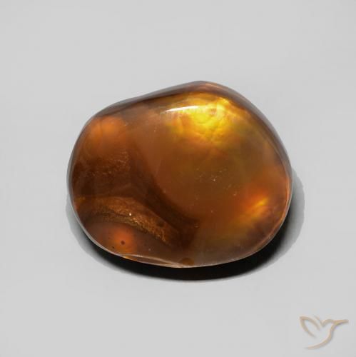 5.28ct Naturale Multicolore Agata di fuoco, Taglio a fantasia, Opaco