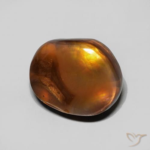Agata di fuoco Multicolore naturale da 5.28 ct, Taglio a fantasia, Opaco