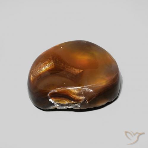 Agata di fuoco Multicolore naturale da 5.28 ct, Taglio a fantasia, Opaco