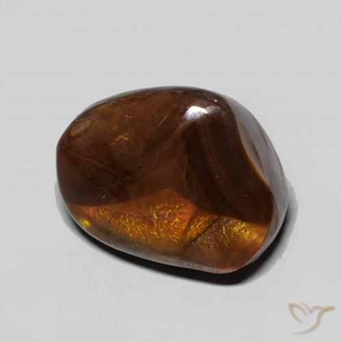 Agata di fuoco Multicolore naturale da 6.34 ct, Taglio a fantasia, Opaco