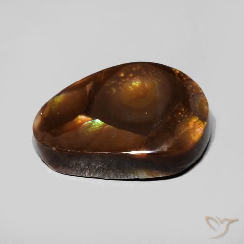 Agata di fuoco Multicolore naturale da 6.54 ct, Taglio a fantasia, Opaco
