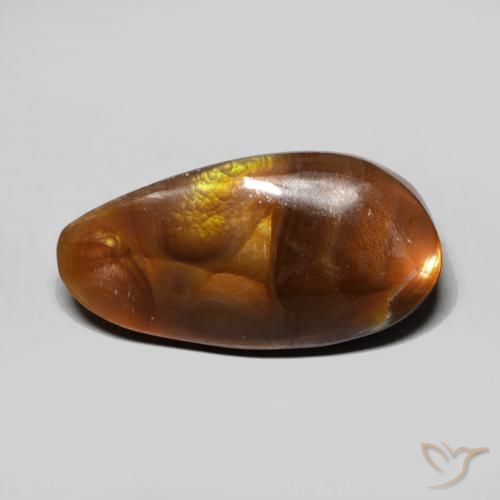 6.88ct Naturale Multicolore Agata di fuoco, Taglio a fantasia, Opaco