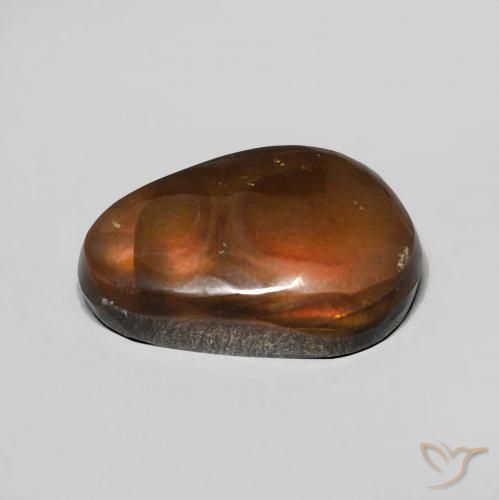 Agata di fuoco Multicolore naturale da 4.60 ct, Taglio a fantasia, Opaco