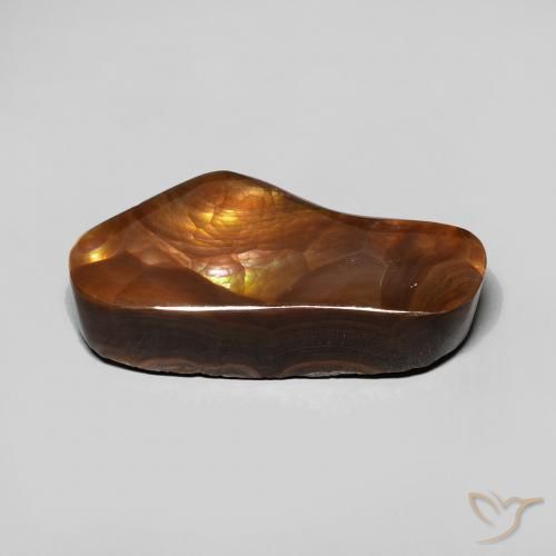 Agata di fuoco Multicolore naturale da 8.06 ct, Taglio a fantasia, Opaco