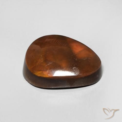 Agata di fuoco Multicolore naturale da 4.32 ct, Taglio a fantasia, Opaco