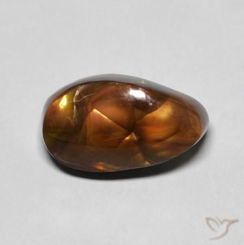 4.45ct Naturale Multicolore Agata di fuoco, Taglio a fantasia, Opaco