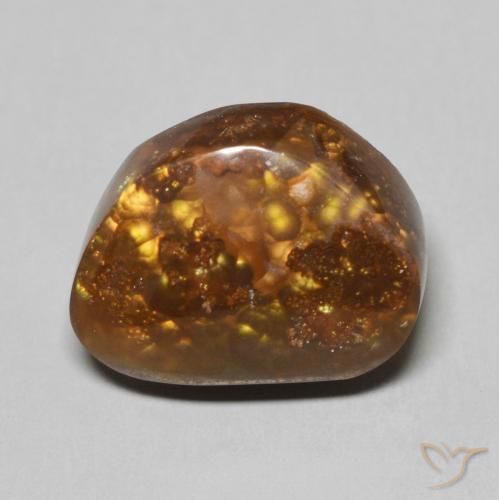 8.46ct Naturale Multicolore Agata di fuoco, Taglio a fantasia, Opaco