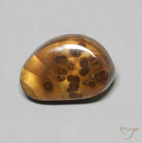 5.12ct Naturale Multicolore Agata di fuoco, Taglio a fantasia, Opaco