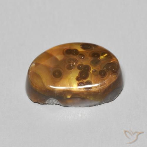 Agata di fuoco Multicolore naturale da 5.12 ct, Taglio a fantasia, Opaco