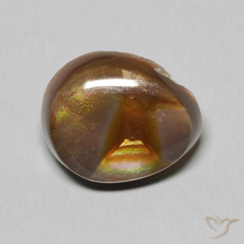 6.13ct Naturale Multicolore Agata di fuoco, Taglio a fantasia, Opaco