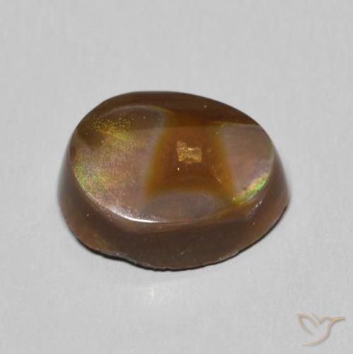 Agata di fuoco Multicolore naturale da 6.13 ct, Taglio a fantasia, Opaco