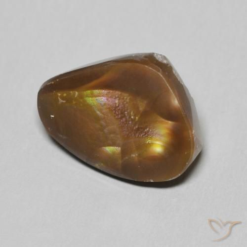 Agata di fuoco Multicolore naturale da 6.05 ct, Taglio a fantasia, Opaco