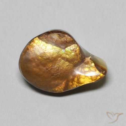 Agata di fuoco Multicolore naturale da 6.47 ct, Taglio a fantasia, Opaco