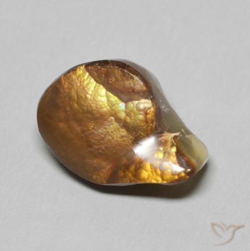 Agata di fuoco Multicolore naturale da 6.47 ct, Taglio a fantasia, Opaco