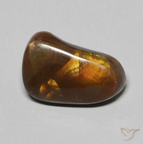 6.74ct Naturale Multicolore Agata di fuoco, Taglio a fantasia, Opaco