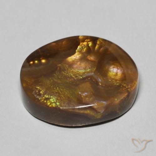 Agata di fuoco Multicolore naturale da 9.70 ct, Taglio a fantasia, Opaco