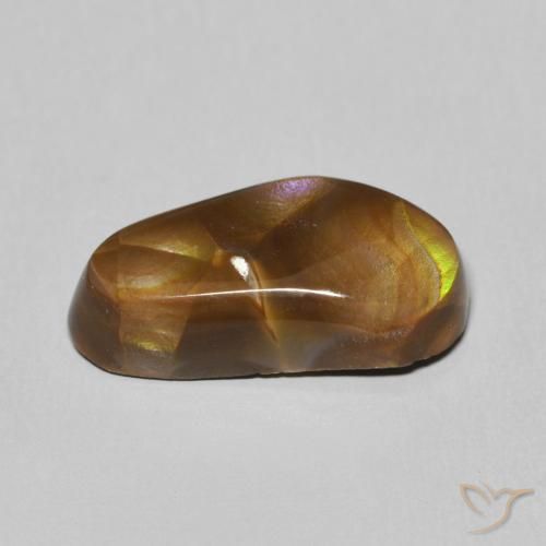 Agata di fuoco Multicolore naturale da 6.15 ct, Taglio a fantasia, Opaco