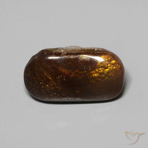3.15ct Naturale Multicolore Agata di fuoco, Taglio a fantasia, Opaco