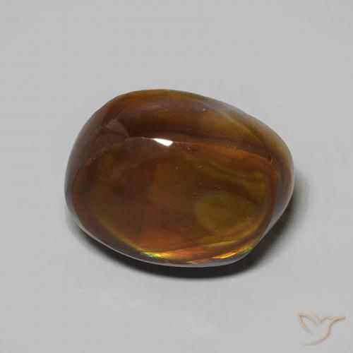 4.80ct Naturale Multicolore Agata di fuoco, Taglio a fantasia, Opaco