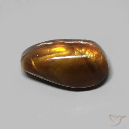 4.55ct Naturale Multicolore Agata di fuoco, Taglio a fantasia, Opaco
