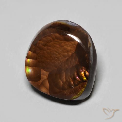 Agata di fuoco Multicolore naturale da 6.14 ct, Taglio a fantasia, Opaco