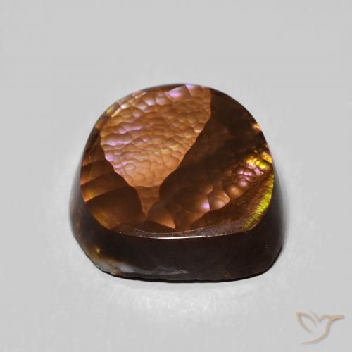 Agata di fuoco Multicolore naturale da 6.14 ct, Taglio a fantasia, Opaco