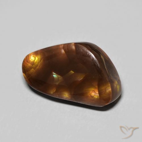 Agata di fuoco Multicolore naturale da 8.42 ct, Taglio a fantasia, Opaco