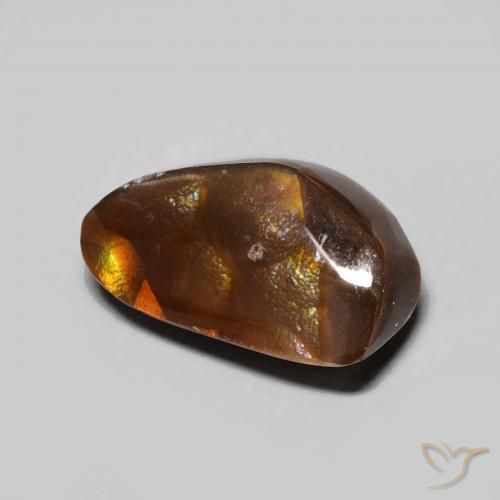 Agata di fuoco Multicolore naturale da 3.62 ct, Taglio a fantasia, Opaco