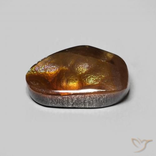 Agata di fuoco Multicolore naturale da 3.62 ct, Taglio a fantasia, Opaco