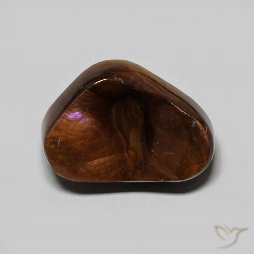 5.31ct Naturale Multicolore Agata di fuoco, Taglio a fantasia, Opaco