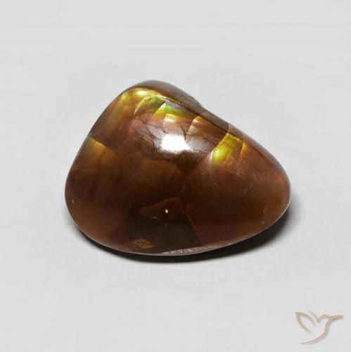 4.22ct Naturale Multicolore Agata di fuoco, Taglio a fantasia, Opaco