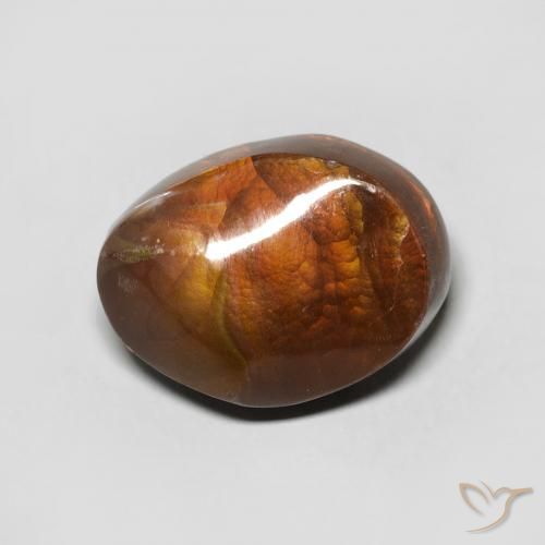 7.06ct Naturale Multicolore Agata di fuoco, Taglio a fantasia, Opaco