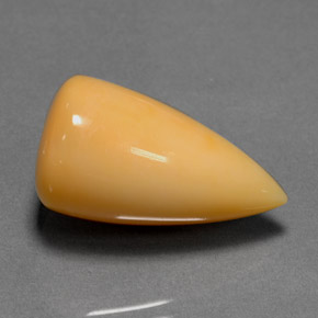 Opale di fuoco naturale arancione da 12,40 ct, trasparente, trasparente/traslucido